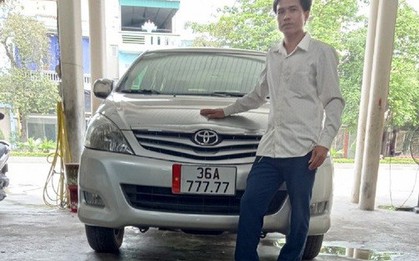 Sau 1 đêm đeo biển số "VIP" 777.77, xe ôtô cũ 320 triệu được trả giá 700 triệu đồng