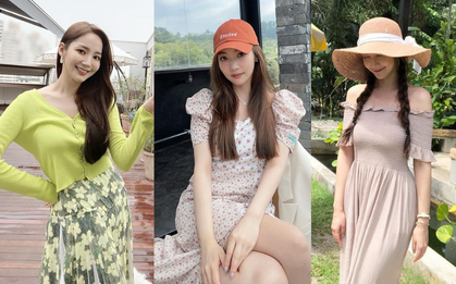 Ngắm 1000 lần không chán tủ đồ hè của U40 Park Min Young: toàn váy áo đẹp nao lòng, diện lên trẻ ra cả chục tuổi