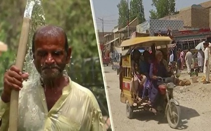 Nắng nóng lên tới 48 độ C ở Pakistan