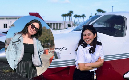 Bỏ kiến trúc, cô gái xinh đẹp chi tiền tỷ học phi công, trở thành cơ phó khi còn rất trẻ