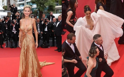 Cận cảnh "hớ hênh" trên thảm đỏ Cannes 2022