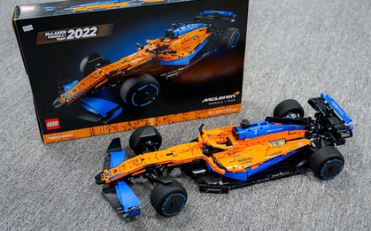 Lần đầu chơi LEGO 1432 mảnh: Mất 10 tiếng mới ghép xong, thành hình xe đua F1 McLaren chân thật từng chi tiết