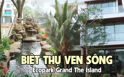 Căn biệt thự "nghèo nhất khu nhà giàu" Ecopark Grand The Island: Tối giản nhưng không hề đơn giản, tinh tế trong từng chi tiết