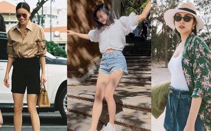 Nhờ mix đồ cao tay, sao Việt 30+ diện quần short vẫn chuẩn thanh lịch và sang chảnh