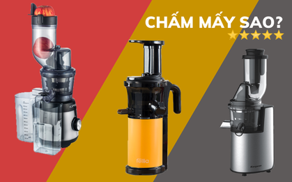 Mùa hè này nhất định phải sở hữu một chiếc máy ép chậm: Có loại mua 1 được 3!