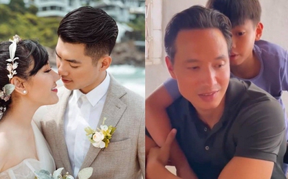Kim Lý, Trương Nam Thành - 2 ông bố dượng showbiz điểm 10 chất lượng: Khéo chiều vợ, thương con riêng