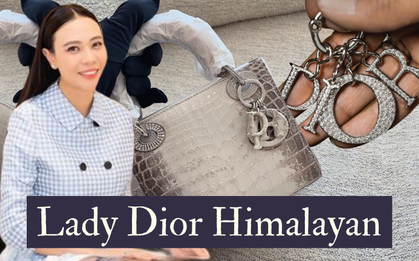 Đẳng cấp chiếc túi Lady Dior "bạch tạng" đang gây sốt: Đỉnh cao kỹ thuật xử lý da cá sấu, khách hàng được đánh dấu chủ quyền theo cách độc lạ