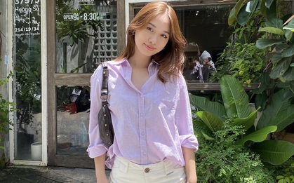 Mùa này phải sắm áo sơ mi mỏng mát: Nàng béo hay gầy đều không quan trọng bởi cứ diện là siêu xinh