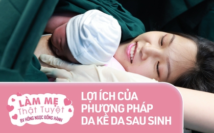Một hành động mà người mẹ nào cũng muốn thực hiện khi con yêu vừa chào đời, lợi ích thu về lại tốt cho cả mẹ lẫn con