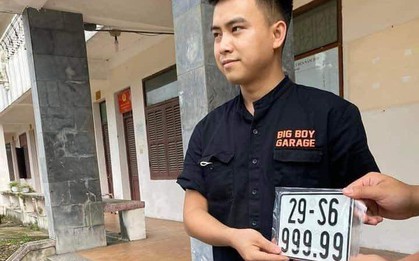 Hà Nội: Bấm biển số xe máy ngũ quý 999.99, nam thanh niên được trả hơn 1 tỷ vẫn không bán