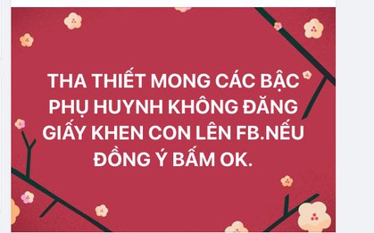 Có nên khoe giấy khen lên mạng xã hội?