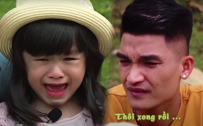 Mạc Văn Khoa bối rối khi con gái Văn Anh - Tú Vi khóc liên tục