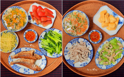 Thực đơn cơm nhà 100K của bà mẹ Lâm Đồng khiến hội chị em trầm trồ khen ngợi