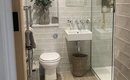 Phòng tắm có chật mấy cũng chẳng là vấn đề khi đã có những ý tưởng thiết kế này