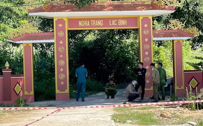 Xót xa cảnh cha chết cháy ở nghĩa trang, con bỏng nặng tử vong