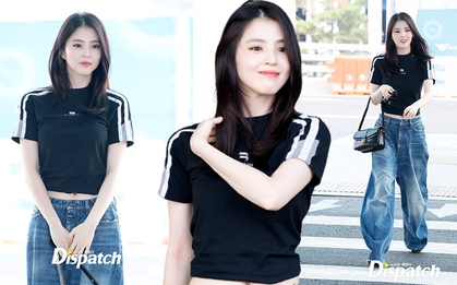 Han So Hee "phát sáng" tại sân bay sang Mỹ, nhìn nhan sắc là hiểu tại sao được gọi là "nữ thần đẹp nhất màn ảnh Hàn Quốc"