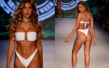 Mẫu nội y Kara Del Toro diễn bikini, phô body tròn đầy "bỏng mắt"