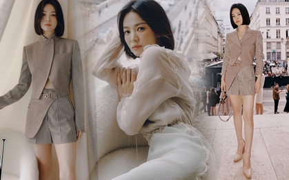 Nữ hoàng nhan sắc đại náo sự kiện ở Pháp thế nào, nhìn Song Hye Kyo đẹp kinh diễm trong bộ ảnh hành trình mới đây là rõ