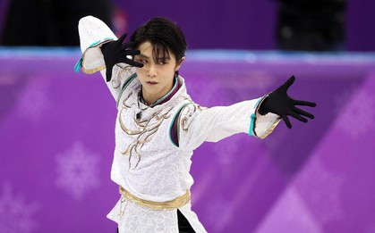 "Hoàng tử sân băng" Yuzuru Hanyu - vẻ đẹp mỹ miều của thể thao thế giới