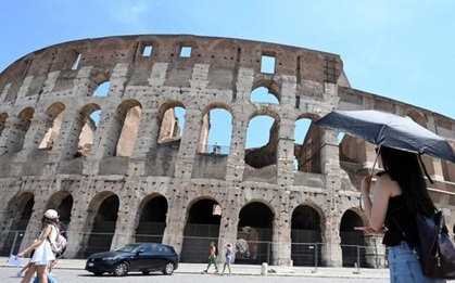 Italy ban bố cảnh báo đỏ do nắng nóng cao điểm tại 16 thành phố