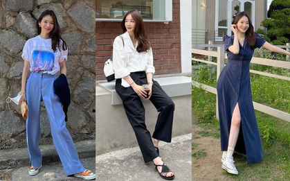 Kbiz có một mỹ nhân U35 sở hữu gu thời trang đẹp mê, diện toàn váy áo đơn giản vẫn siêu sành điệu