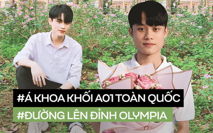 Á khoa toàn quốc kiêm Thủ khoa khối A01 tỉnh Hưng Yên học cực đều, từng là thí sinh Đường Lên Đỉnh Olympia