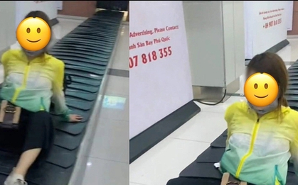Xác minh nữ hành khách ngồi trên băng chuyền hành lý sân bay Phú Quốc