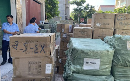 Thu giữ hơn 20 tấn nước hoa, mỹ phẩm không rõ nguồn gốc ở Bắc Ninh