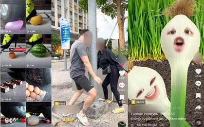 "Chơi 'dao' TikTok, có ngày đứt tay?": Nhăn mặt nhảy cùng trụ điện cũng thành... "hot trend"!
