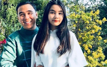 Con gái út nhà MC Quyền Linh được nhận xét là bản sao của bố