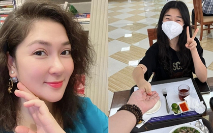 Con gái nhập viện mổ u, Hoa hậu Nguyễn Thị Huyền xót xa và lần đầu tiết lộ chuyện sinh nở vất vả