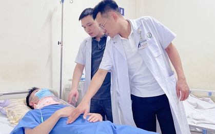 Nam thanh niên bị ngã vỡ tinh hoàn, chấn thương cột sống sau cuộc nhậu