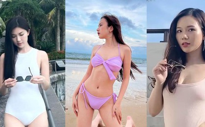 Lương Thanh diện áo tắm tôn dáng gợi cảm, con gái NSND Trần Nhượng nóng bỏng với bikini