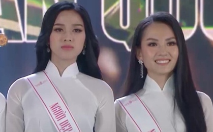 Khoảnh khắc Hoa hậu Mai Phương ''bị Đỗ Thị Hà đánh bại'' 2 năm trước gây sốt