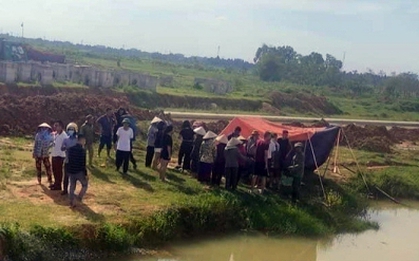 Ba học sinh chết đuối thương tâm trong hố nước công trình ở Vĩnh Phúc