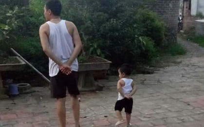 Những cặp bố con “hổ phụ sinh hổ tử” giống nhau không lệch phát nào