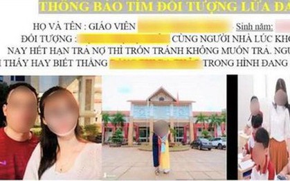 Giáo viên, công an khốn khổ vì bỗng dưng bị đòi nợ