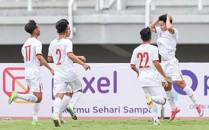 Thắng Timor Leste 4-0, U20 Việt Nam tiếp tục dẫn đầu bảng F