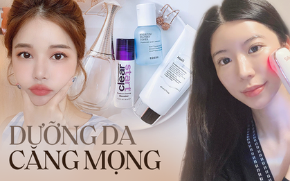 5 tips chăm sóc da mọng mướt, ngậm nước căng bóng