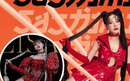 Chi Pu hóa Thủy thủ Mặt Trăng nhưng dáng chụp ảnh lại bị nghi "sao chép" Lisa (BLACKPINK)