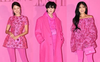 Cô dâu Gong Hyo Jin và Lee Jong Suk dẫn đầu dàn sao đổ bộ sự kiện Valentino