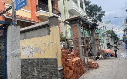 TP.HCM: Sập tường biệt thự, một người bị vùi lấp