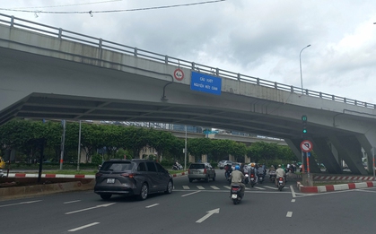 TP.HCM: Cấm xe lưu thông, lên phương án khắc phục sự cố đứt cáp ngầm cầu vượt Nguyễn Hữu Cảnh