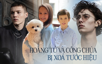 Chân dung bốn người cháu vừa được Nữ hoàng Đan Mạch xoá bỏ tước hiệu hoàng tử và công chúa