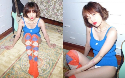"Nữ hoàng gợi cảm Kpop" Hyuna tung ảnh nội y, bị chỉ trích gợi dục