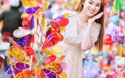 Nữ sinh Đại học Thủ Đô rộn ràng trong bộ ảnh Trung thu