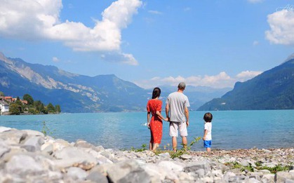 Chuyến du lịch dân dã, gần gũi với thiên nhiên của gia đình nhỏ tại Thụy Sĩ