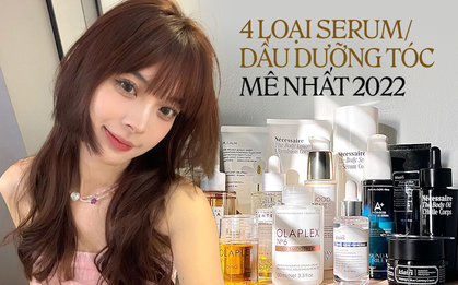 Hô biến tóc khô xơ trở nên suôn mượt đón Tết nhờ 4 loại serum, dầu dưỡng xịn nhất 2022