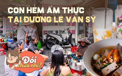 Tràn ngập đồ ăn ngon tại hẻm ăn uống 284 Lê Văn Sỹ, nơi có xe tàu hũ đường mật nức tiếng một thời