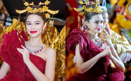 Bông hồng lai từng “cắm sừng” thiếu gia Tuổi Nổi Loạn diện trang sức 74 tỷ dự sự kiện, ai dè sến như phường chèo